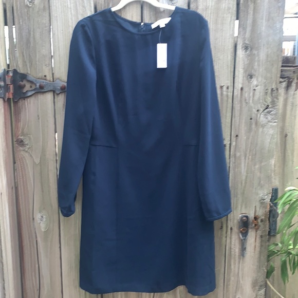 Ann Taylor Loft Dress Fall Winter Long Sleeve Women’s Sz 14T Tall NWT - Picture 1 of 9